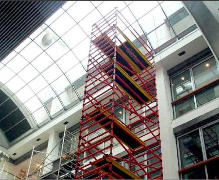 Double Width Fiberglass Scaffold configuration example
