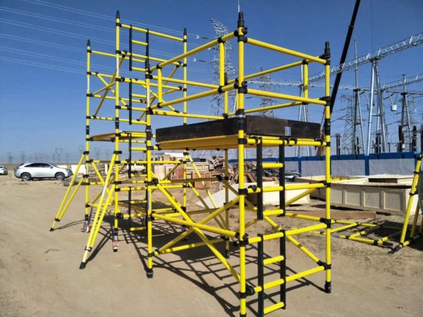 Fiberglass Scaffold for Electrical Substations configuration example